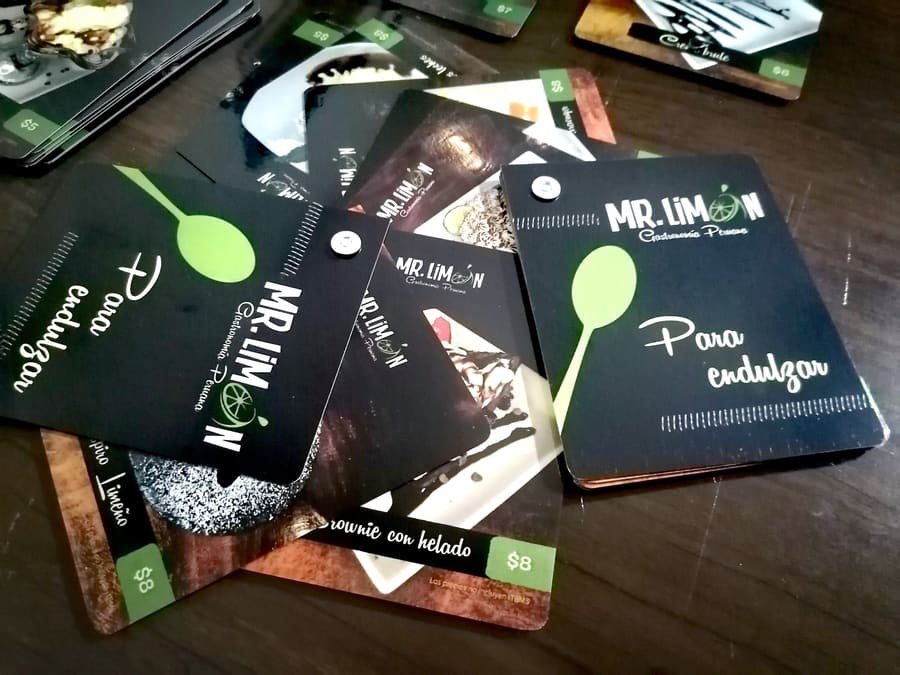 Menus personalizados